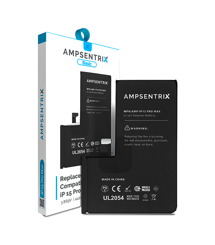 Batería para iPhone 15 Pro Max (Ampsentrix_ Basic) Batería para iPhone 15 Pro Max (Ampsentrix: Basic) - Imagen 1