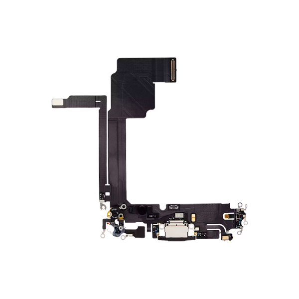 Flex de carga para iPhone 15 Pro Max (Premium) (Negro)