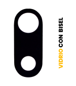 Lente de Cámara Trasera con Bisel para iPhone 7 Plus / 8 Plus (Negro)