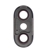 Lente de Cámara Trasera con Bisel para iPhone X (Gris) - Imagen 3