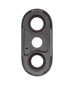 Lente de Cámara Trasera con Bisel para iPhone X (Gris) - Imagen 3