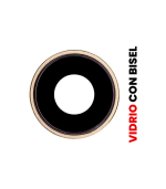 Lente de Cámara Trasera con Bisel para iPhone XR (Aftermarket: Plus) (Amarillo)