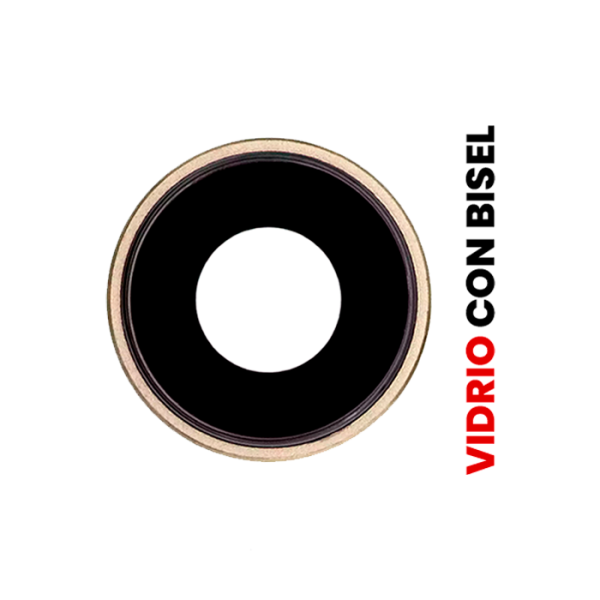 Lente de Cámara Trasera con Bisel para iPhone XR (Aftermarket: Plus) (Amarillo)