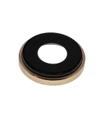 Lente de Cámara Trasera con Bisel para iPhone XR (Aftermarket: Plus) (Amarillo) - Imagen 3