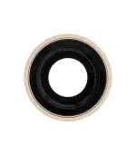 Lente de Cámara Trasera con Bisel para iPhone XR (Aftermarket: Plus) (Amarillo) - Imagen 2