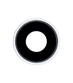 Lente de Cámara Trasera con Bisel para iPhone XR (Aftermarket: Plus) (Blanco) - Imagen 2