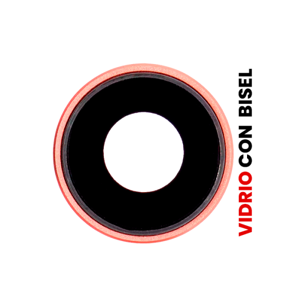 Lente de Cámara Trasera con Bisel para iPhone XR (Aftermarket: Plus) (Coral)