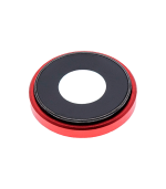 Lente de Cámara Trasera con Bisel para iPhone XR (Aftermarket: Plus) (Rojo) - Imagen 3