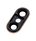 Lente de Cámara Trasera con Bisel para iPhone XS / XS Max (Premium) (Dorado) - Imagen 3