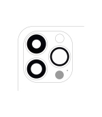 Lente de Cámara Trasera sin Bisel para iPhone 13 Pro / 13 Pro Max (Aftermarket: AM Plus)