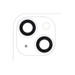 Lente de Cámara Trasera sin Bisel para iPhone 14 / 14 Plus / 15 / 15 Plus (Aftermarket: AM Plus)