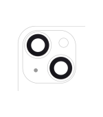 Lente de Cámara Trasera sin Bisel para iPhone 14 / 14 Plus / 15 / 15 Plus (Aftermarket: AM Plus)