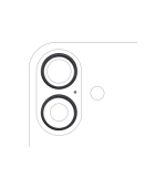 Anillo para Lente de Cámara Trasera sin Bisel para iPhone 16 / 16 Plus