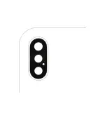 Lente de Cámara Trasera sin Bisel para iPhone X