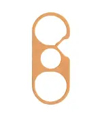 Lente de Cámara Trasera sin Bisel para iPhone X - Imagen 3