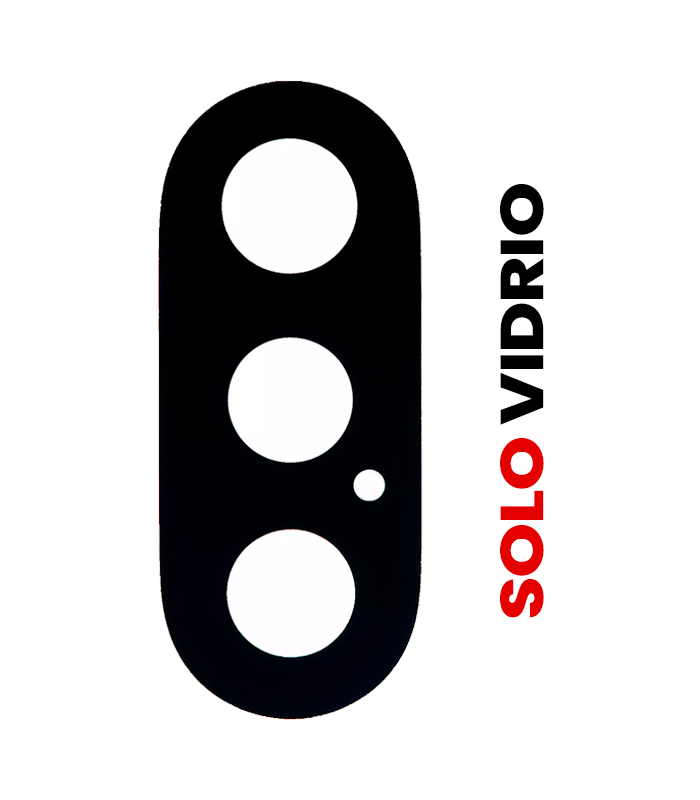 Lente de Cámara Trasera sin Bisel para iPhone XS _ XS Max (Aftermarket_ AM Plus) 0 Lente de Cámara Trasera sin Bisel para iPhone XS / XS Max (Aftermarket: AM Plus) - Imagen 1