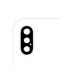 Lente de Cámara Trasera sin Bisel para iPhone XS / XS Max (Original)