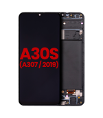 Pantalla OLED para Samsung Galaxy A30s con marco (A307 / 2019) (Aftermarket Plus)