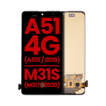 Pantalla OLED para Samsung Galaxy A51 4G sin marco (A515 / 2019) / M31S (M317 / 2020) (6.33") (Aftermarket Plus)