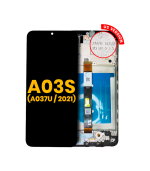Pantalla LCD para Samsung Galaxy A03s con marco (A037U/2021) (Premium)