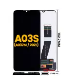Pantalla LCD para Samsung Galaxy A03s sin marco (A037F / A037G / 2021) (Single Sim) (Premium)