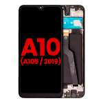 Pantalla LCD para Samsung Galaxy A10 con marco (A105 / 2019) (Aftermarket Plus)