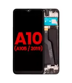 Pantalla LCD para Samsung Galaxy A10 con marco (A105 / 2019) (Aftermarket Plus)