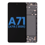 Pantalla LCD para Samsung Galaxy A71 con marco (A715/2020) (Aftermarket: Incell)