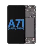 Pantalla LCD para Samsung Galaxy A71 con marco (A715/2020) (Aftermarket: Incell)