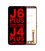 Pantalla LCD para Samsung Galaxy J6 Plus sin marco (J610/2018) / J4 Plus (J415/2018) (Aftermarket Plus) (Negr