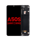 Pantalla OLED para Samsung Galaxy A50s con marco (A507 / 2019) (Aftermarket Plus)