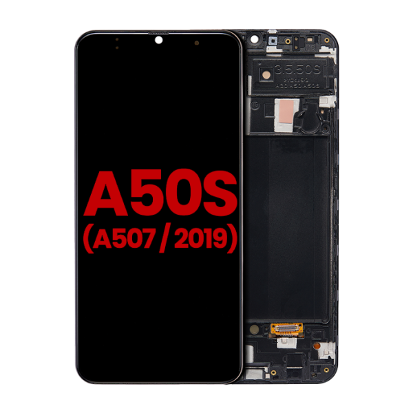 Pantalla OLED para Samsung Galaxy A50s con marco (A507 / 2019) (Aftermarket Plus)