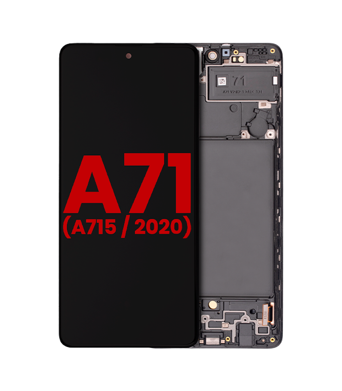 Pantalla OLED para Samsung Galaxy A71 con marco A715 2020 6.36 Aftermarket Plus Hard