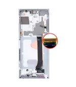 Pantalla OLED para Samsung Galaxy Note 20 Ultra 5G con marco (Blanco) (Service Pack) (Incluye Bateria) - Imagen 2