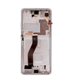 Pantalla OLED para Samsung Galaxy S21 Ultra 5G con marco (Blanco) (Original) - Imagen 3