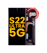 Pantalla OLED para Samsung Galaxy S22 Ultra 5G con marco (Gris) (Original)