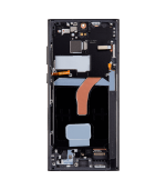 Pantalla OLED para Samsung Galaxy S22 Ultra 5G con marco (Gris) (Original) - Imagen 3