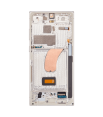 Pantalla OLED para Samsung Galaxy S23 Ultra con marco (Crema) (ORIGINAL) - Imagen 3
