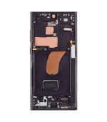 Pantalla OLED para Samsung Galaxy S23 Ultra con marco (Gris) (Original) - Imagen 3