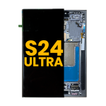 Pantalla OLED para Samsung Galaxy S24 Ultra 5G con marco (Gris Titanio) (Original)