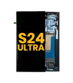 Pantalla OLED para Samsung Galaxy S24 Ultra con marco (Negro titanio) (Original)