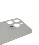Tapa Trasera para iPhone 16 Pro Titanio Natural (Gris) (Sin Pega) (Big Hole) - Imagen 2