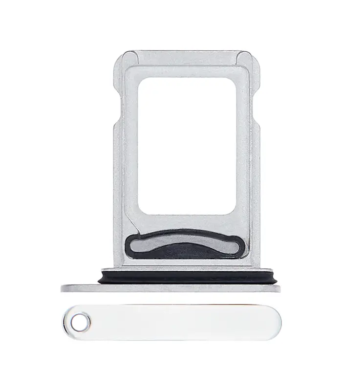 Bandeja Dual SIM para iPhone 13 Pro _ 13 Pro Max (Blanco) 0 Bandeja Dual SIM para iPhone 13 Pro / 13 Pro Max (Blanco) - Imagen 1