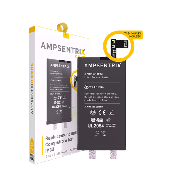 Batería para iPhone 13 (Ampsentrix: core con tag-on)