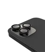 (Negro)-(Clear) iPhone 14 Pro / 14 Pro Max-Protector de Lente de Cámara - Imagen 3