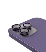 (Purpura)-(Clear) iPhone 14 Pro / 14 Pro Max-Protector de Lente de Cámara - Imagen 3