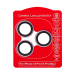 (Purpura)-(Clear) iPhone 14 Pro / 14 Pro Max-Protector de Lente de Cámara