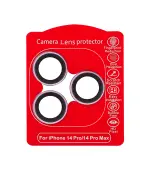 (Purpura)-(Clear) iPhone 14 Pro / 14 Pro Max-Protector de Lente de Cámara