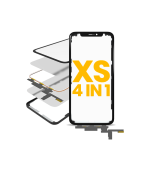 Mica tactil para iPhone XS (4 en 1)