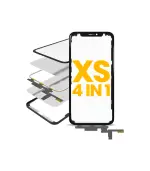 Mica tactil para iPhone XS (4 en 1)